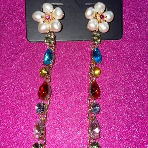 IGou Sales Rhinestone Drop Earrings